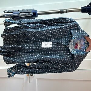 Brand New XL Robert Graham Long Sleeve Exclusive Skull Shirt- Classic Fit